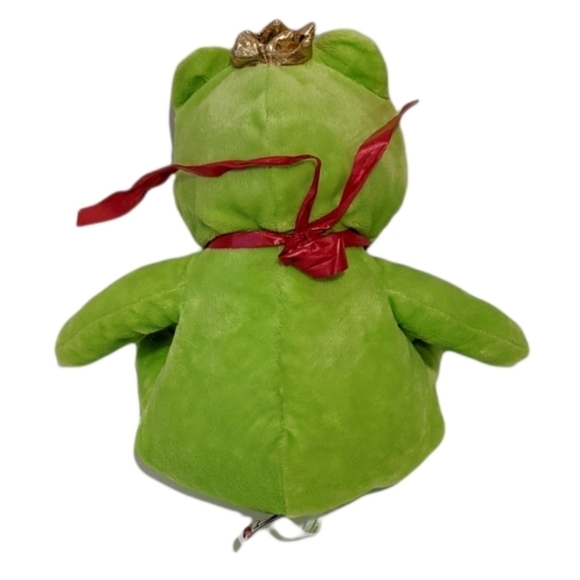 GANZ Prince Froggy bear plush HV9121 frog Kiss Me 13” - Picture 3 of 8